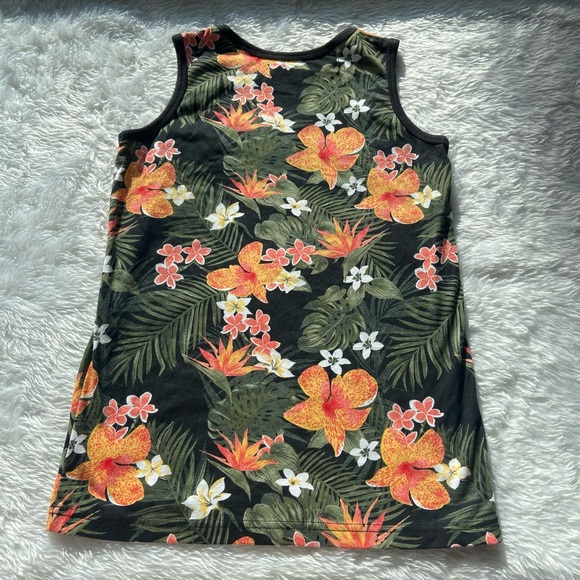 Boys Floral Tropical Tank Top - Picture 2 of 4